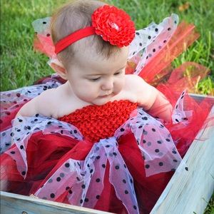 Handmade gown from Etsy.